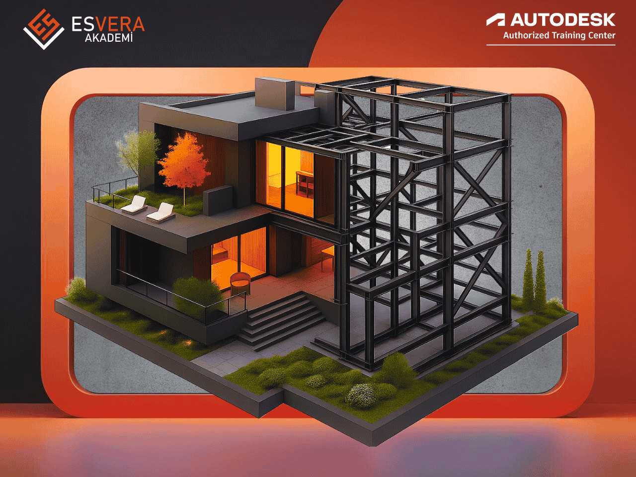 SAP2000-Tekla-İdeaStatiCA | Ağır Çelik Villa Analiz, Tasarım ve Detay Çözümleri