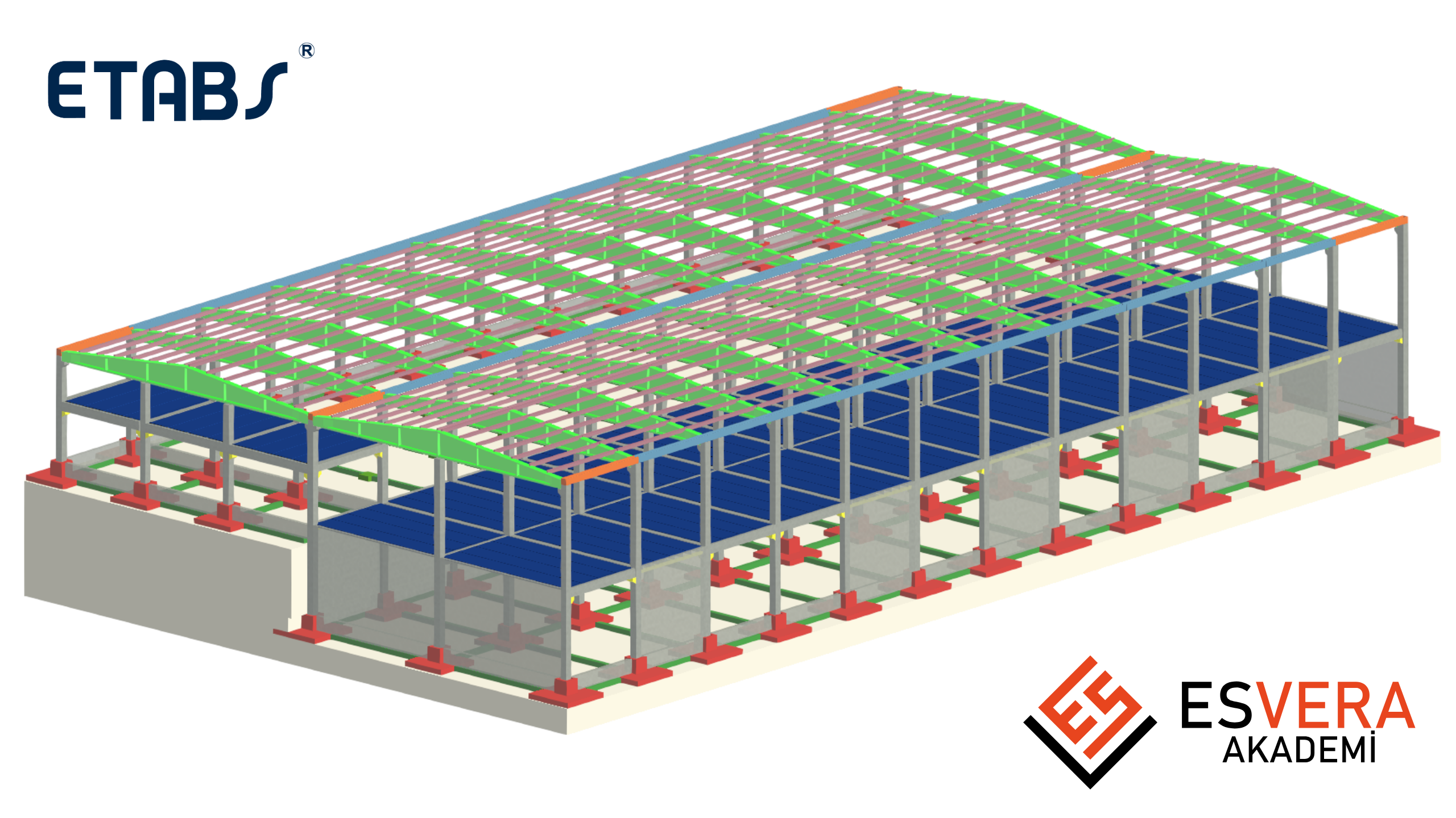 ETABS | Betonarme Prefabrik Yapı Tasarımı